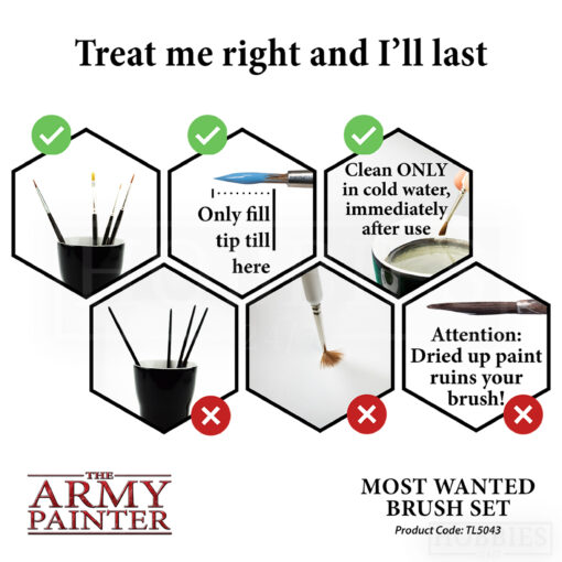 The Army Painter Most Wanted Brushes Set Picture 5