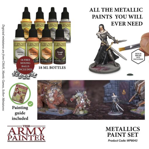 The Army Painter Warpaints Metallic Paint Set Picture 2