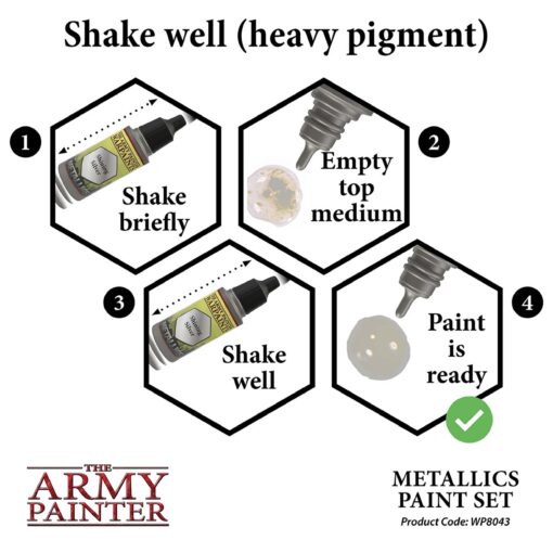 The Army Painter Warpaints Metallic Paint Set Picture 4