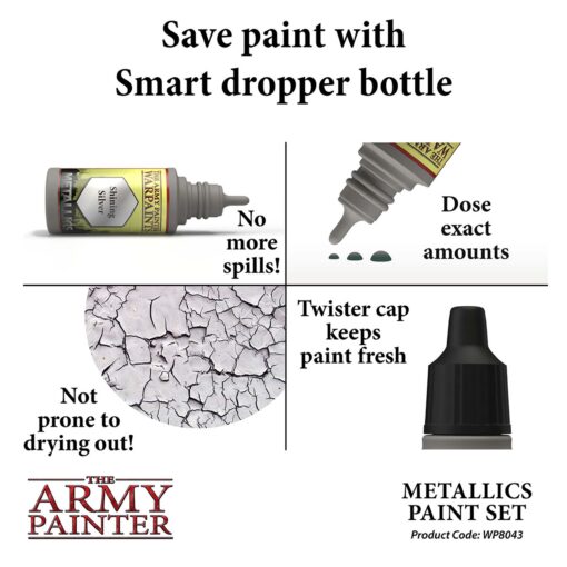 The Army Painter Warpaints Metallic Paint Set Picture 5