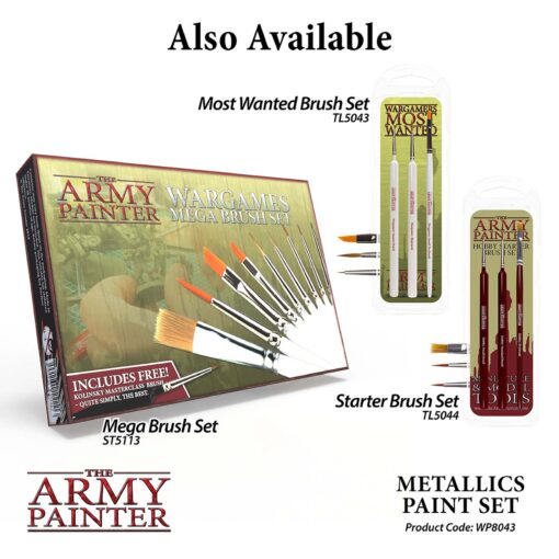 The Army Painter Warpaints Metallic Paint Set Picture 6