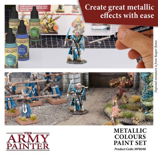The Army Painter Warpaints Metallic Colours Paint Set Picture 7