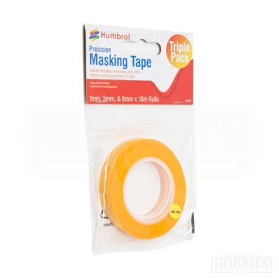 Humbrol Masking Tape Pack 1 3 And 6mm x 18m