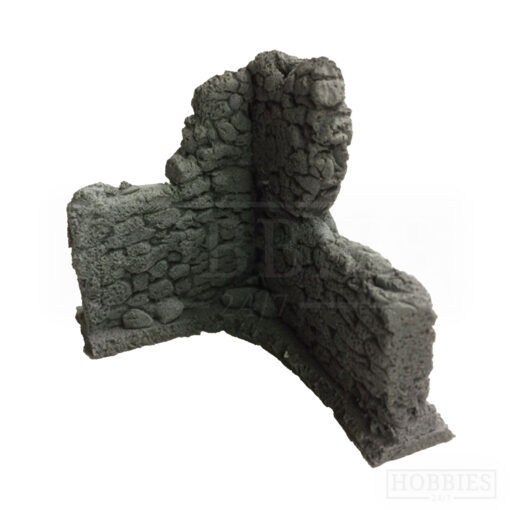 Javis Battle Zone Damaged Corner Wall 28mm Gaming