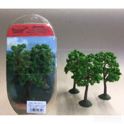 Javis Countryside 3 Pack Of 110mm Trees OO Gauge