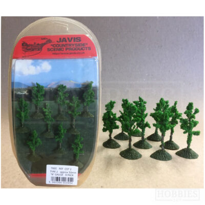 Javis Countryside 9 Pack Of 50mm N Gauge Trees