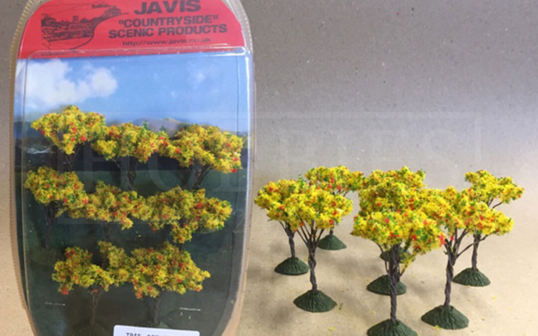 Javis Countryside 8 Pack Of 50mm N Gauge Trees