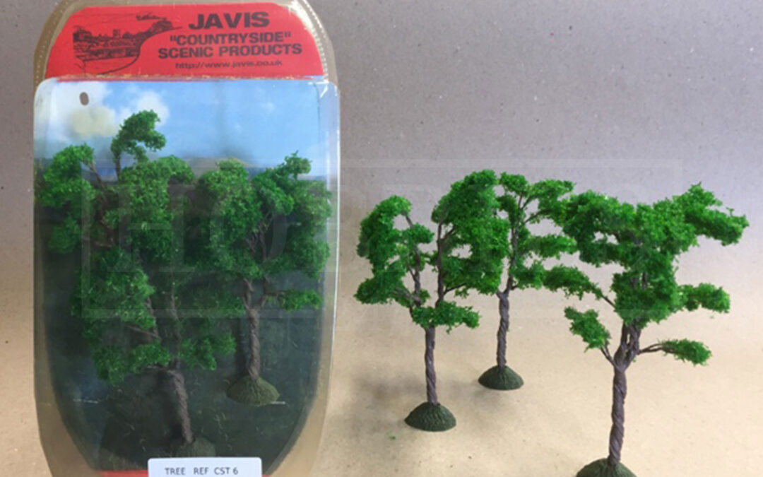Javis Countryside 3 Pack Of 100mm OO Gauge Trees
