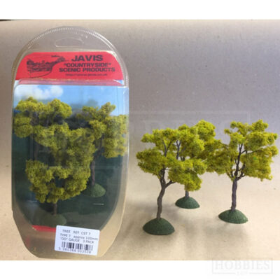 Javis Countryside 3 Pack Of 100mm Trees OO Gauge