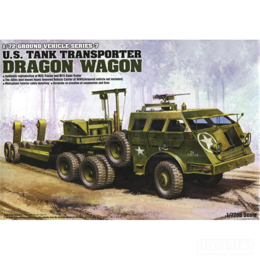 Academy US Tank Transporter Dragon Wagon 1/72 Scale