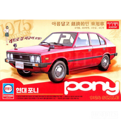 Academy Hyundai Pony 1/24 Scale
