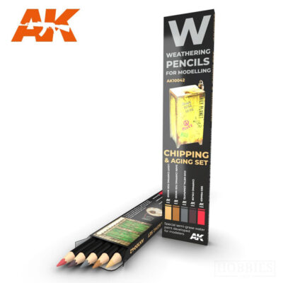 AK Interactive Chipping Weathering Pencils