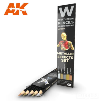 AK Interactive Metallics Weathering Pencils