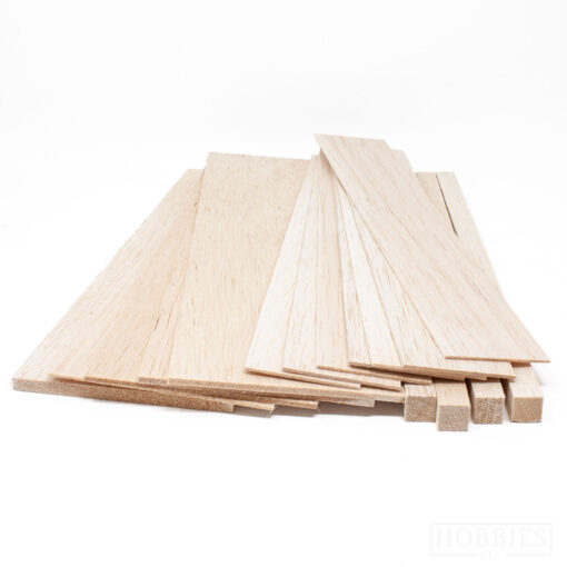 Large Balsa Wood Bundle Pack Mixed Sheets 30x10x3cm Picture 5