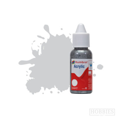 Humbrol 11 Silver Metallic 14ml Acrylic Paint