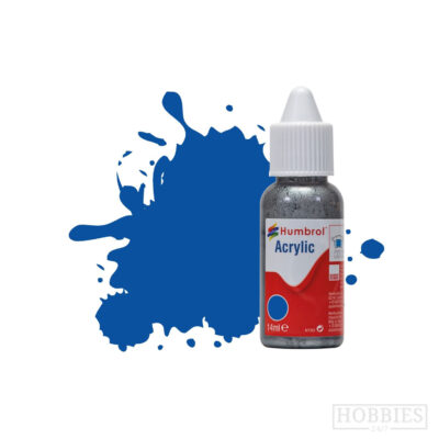 Humbrol 14 French Blue Gloss 14ml Acrylic Paint