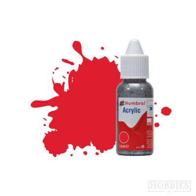 Humbrol 19 Red Gloss 14ml Acrylic Paint