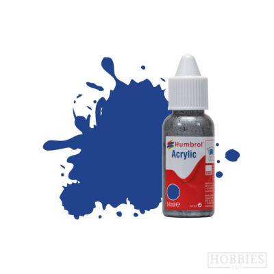 Humbrol 25 Blue Matt 14ml Acrylic Paint