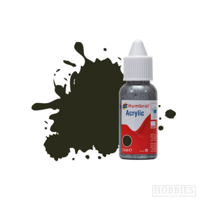 Humbrol 53 Gunmetal Metallic 14ml Acrylic Paint