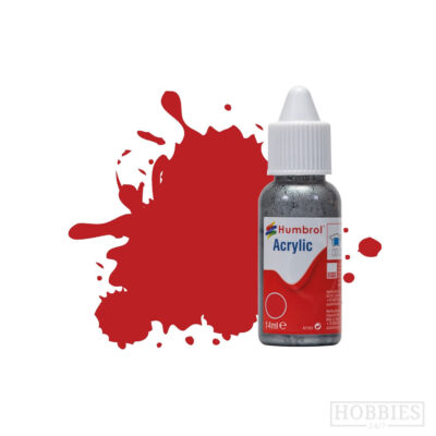 Humbrol 60 Scarlett Matt 14ml Acrylic Paint