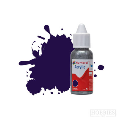 Humbrol 68 Purple Gloss 14ml Acrylic Paint