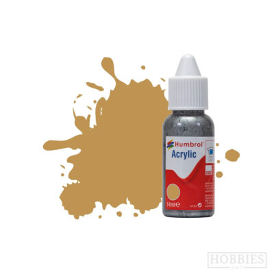 Humbrol 93 Desert Yellow Matt 14ml Acrylic Paint