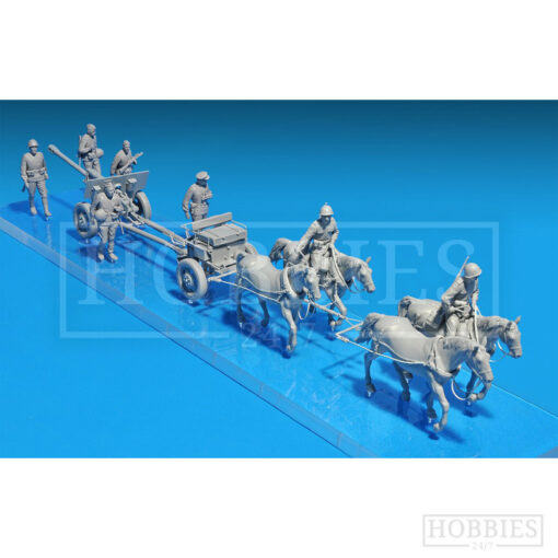 Miniart Soviet Gun Zis-3 With Horses 1/35 Scale