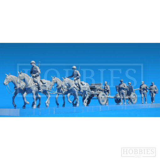 Miniart Soviet Gun Zis-3 With Horses 1/35 Scale