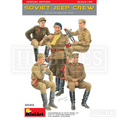 Miniart Soviet Jeep Crew Special Edition 1/35 Scale