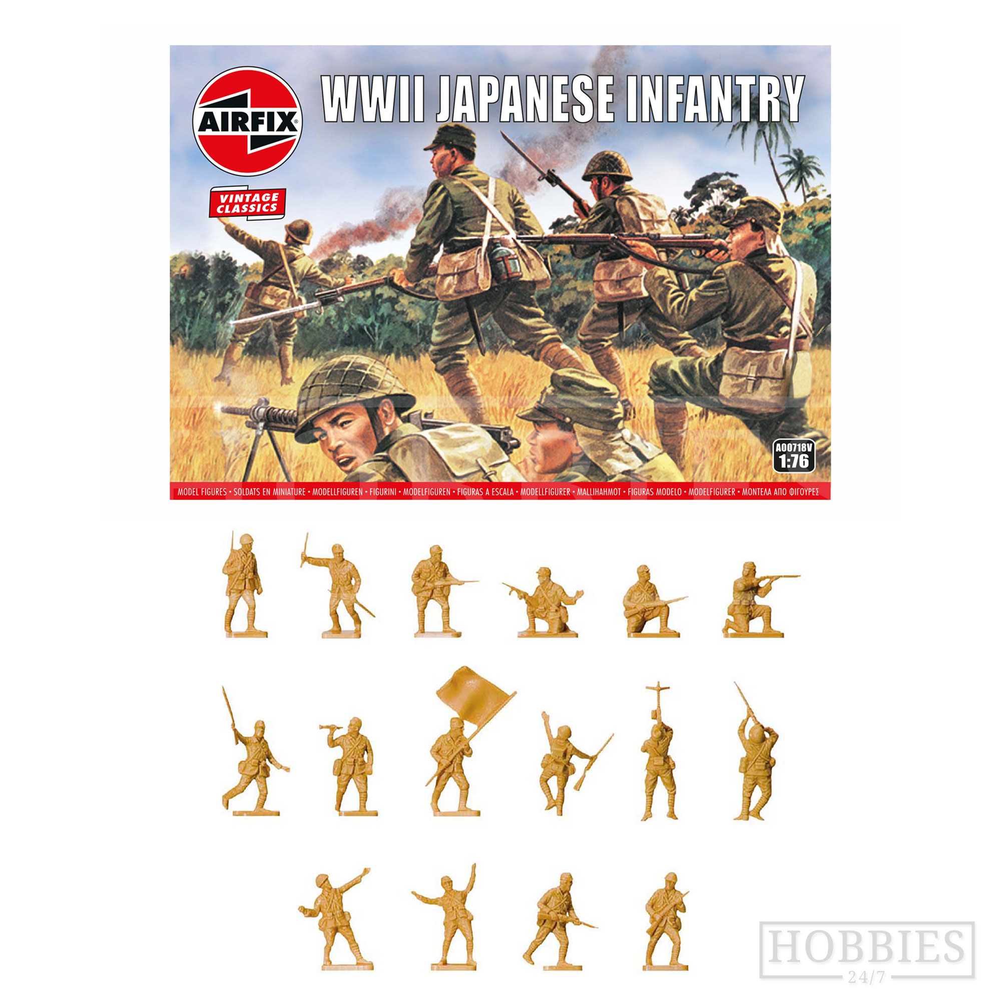 Airfix WWII Japanese Infantry 1/76 Scale - Hobbies247 Online Model Shop