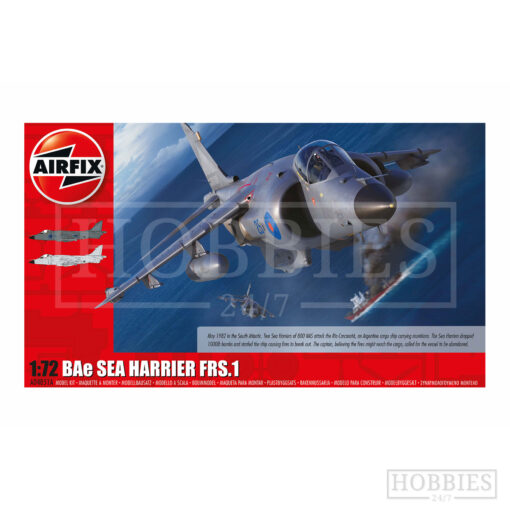 Airfix Bae Sea Harrier Frs1 1/72 Scale