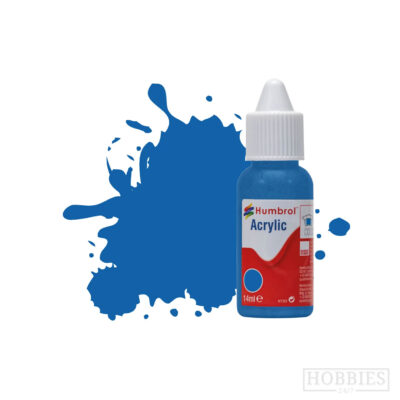 Humbrol 52 Baltic Blue Gloss  14ml Acrylic Paint