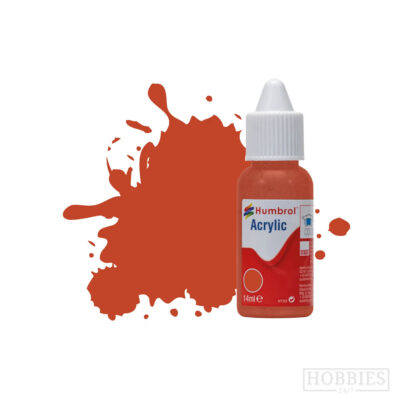 Humbrol 100 Red Brown Matt  14ml Acrylic Paint