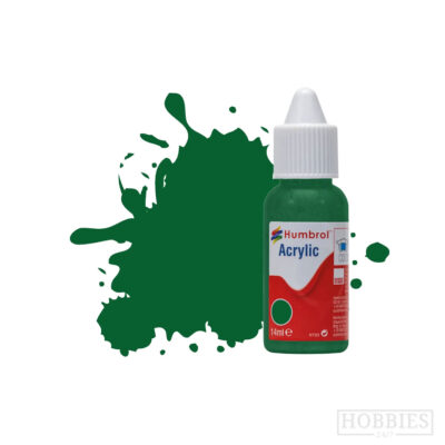 Humbrol 120 Light Green Matt  14ml Acrylic Paint