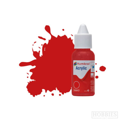 Humbrol 220 Italian Red Gloss  14ml Acrylic Paint