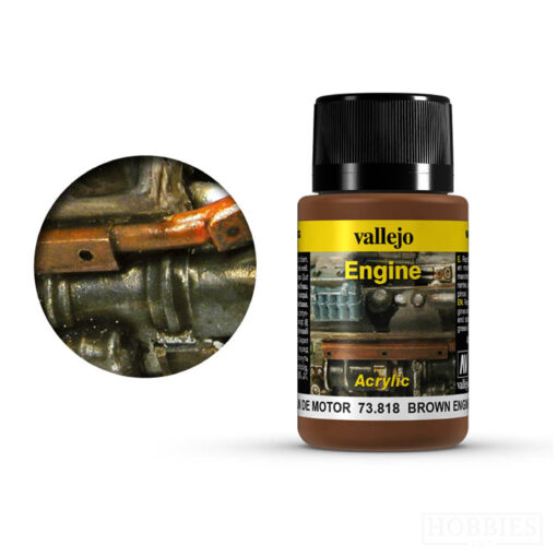 Vallejo Brown Engine Soot Weathering Effects