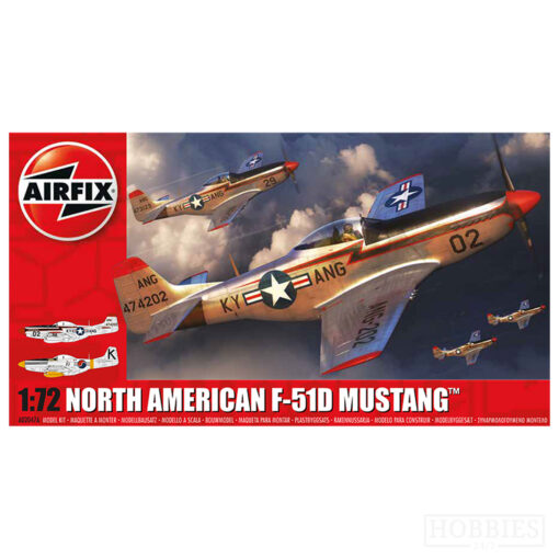 Airfix North American F51D Mustang 1/72 Scale