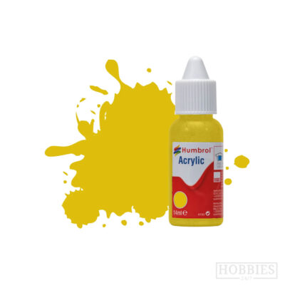 Humbrol No.81 Pale Yellow - Matt 6S 14ml Acrylic Paint