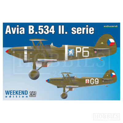 Eduard Weekend Kit Avia B.534 II Serie 1/72 Scale