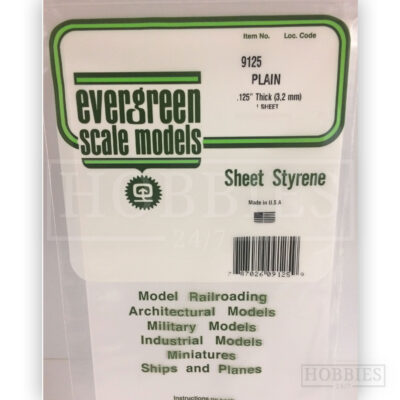 Evergreen 15X30Cm White Sheet 3.2mm