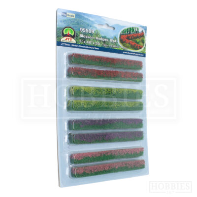 Jtt Flower Hedges OO/HO Scale 8 Pack