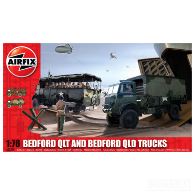 Airfix Bedford Qlt And Qld Trucks 1/76 Scale