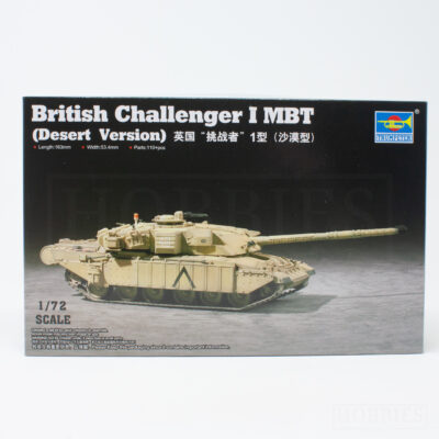 Trumpeter Challenger 1 Mbt Desert Version 1/72 Scale Tank