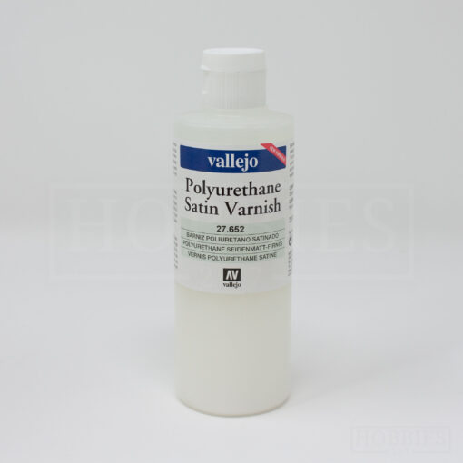 Vallejo Varnish Satin Polyurethane 200ml Bottle