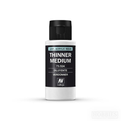 Vallejo Thinner Medium 60ml Bottle 73.524