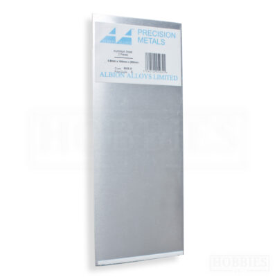 Albion Alloys Aluminium Sheet 0.8mm 100mm X 250mm 