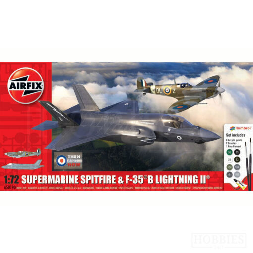 Airfix Supermarine Spitfire And F-35 B Lightning II 1/72 Scale