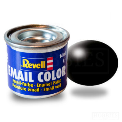 Silk 302 Black - Revell Enamel 14ml Tin