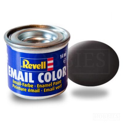 Mat 06 Tar black - Revell Enamel 14ml Tin