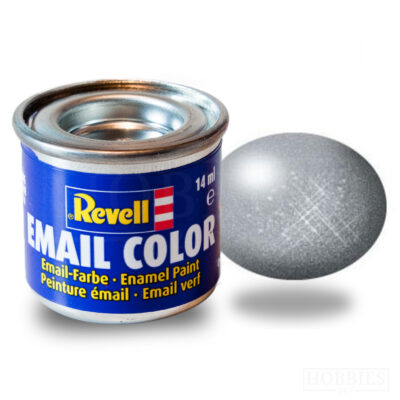 Metallic 91 Steel - Revell Enamel 14ml Tin